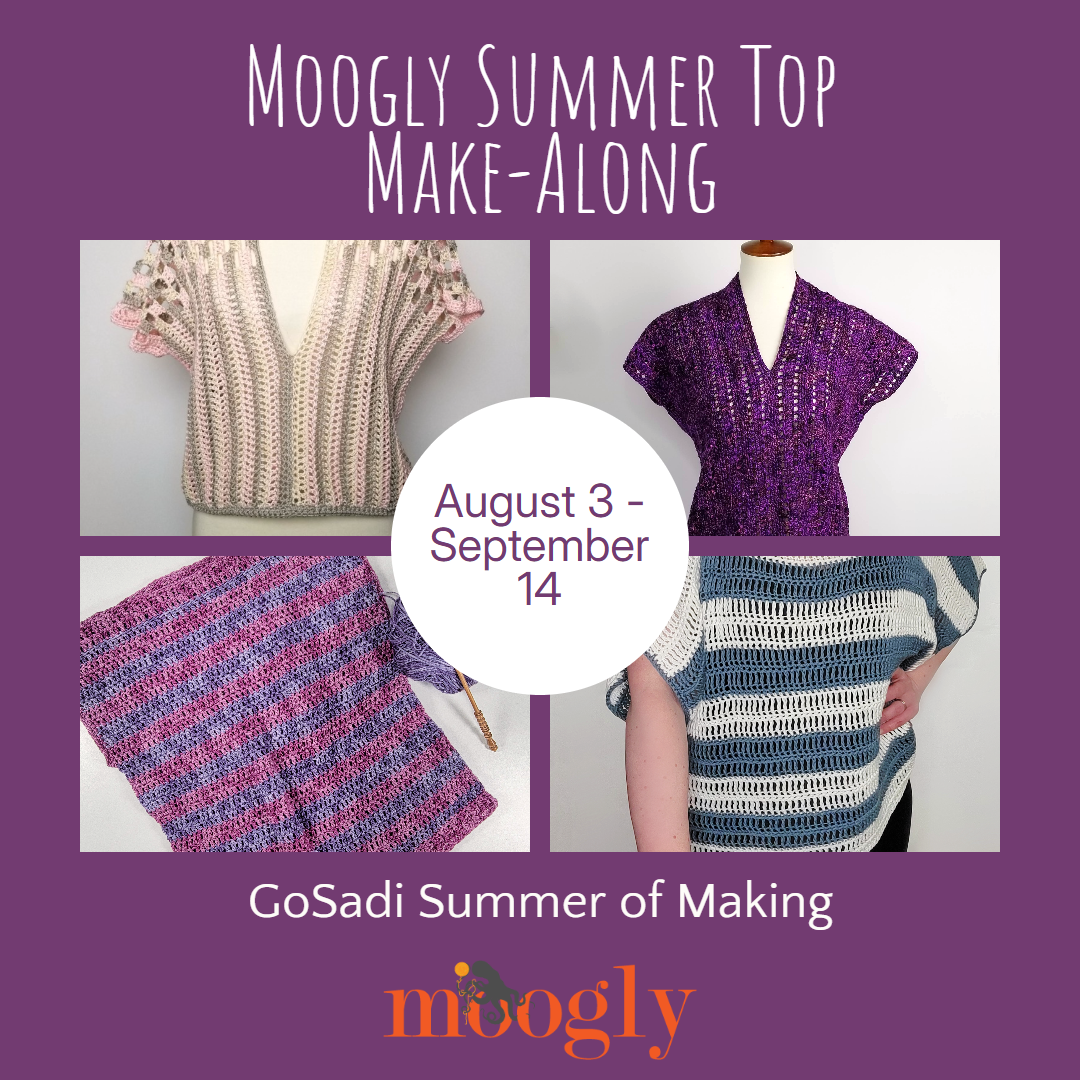 It's a Moogly Summer Top Make-Along on GoSadi!