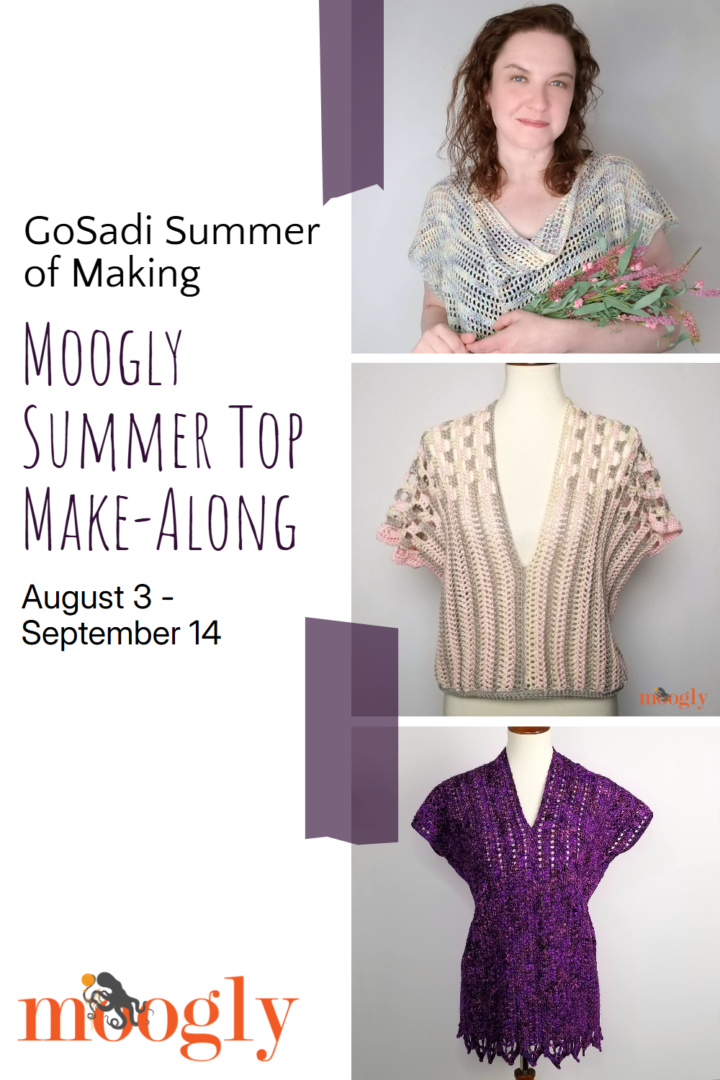 It's a Moogly Summer Top Make-Along on GoSadi!