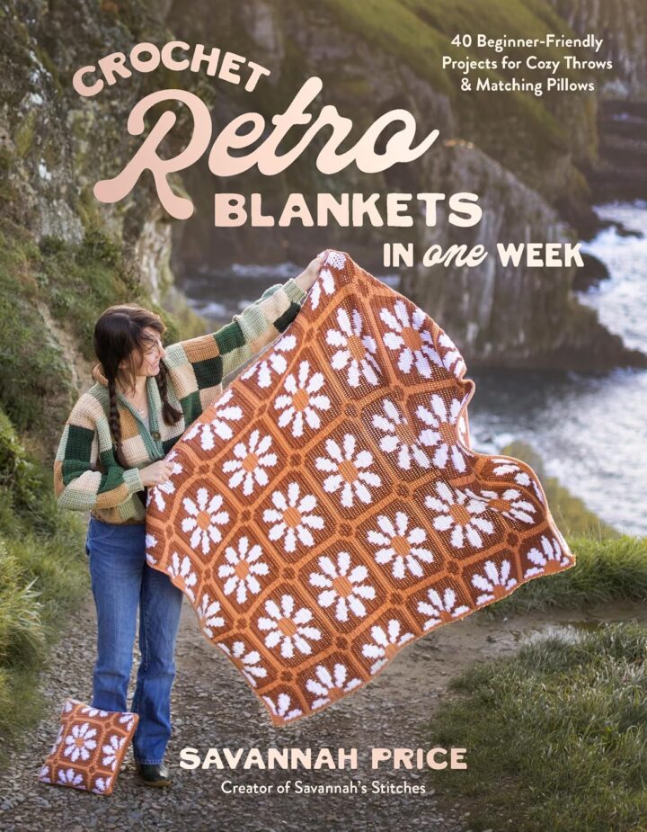 Crochet Retro Blankets in One Week - Review and Giveaway