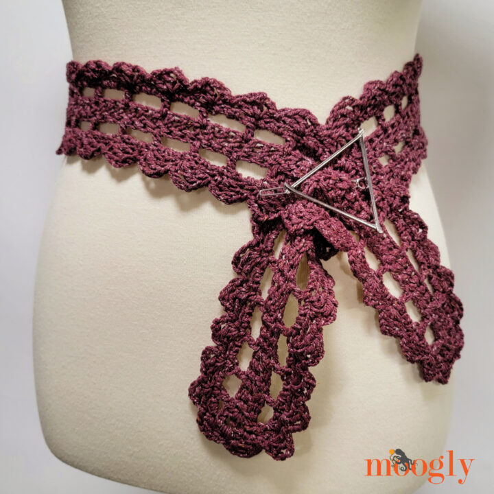 Tie One On: Crochet Head Tie, Skinny Scarf, and Belt