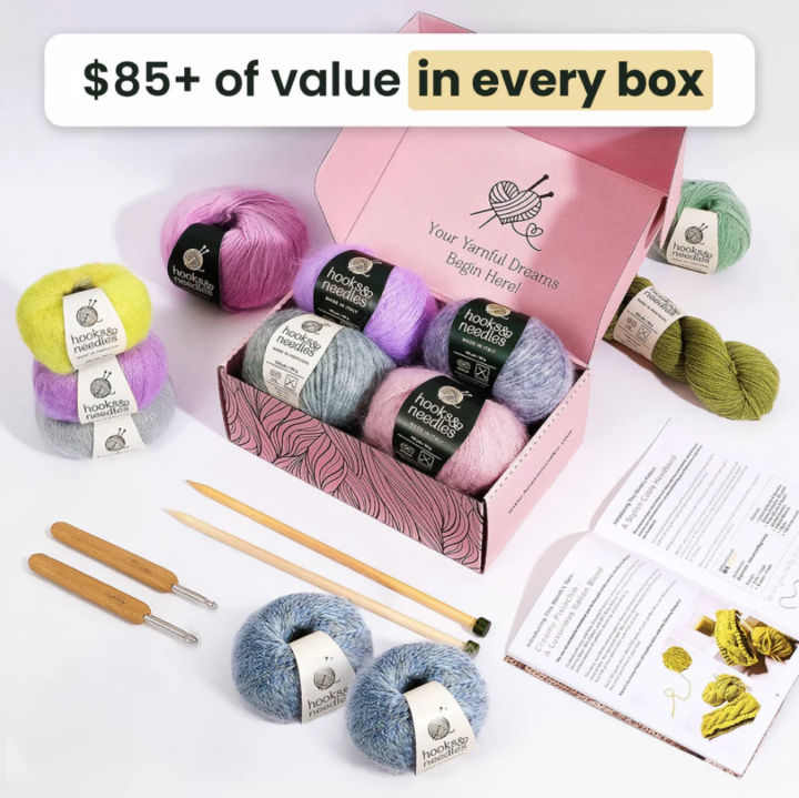 Hooks & Needles Monthly Crafting Box - A Mini Review!