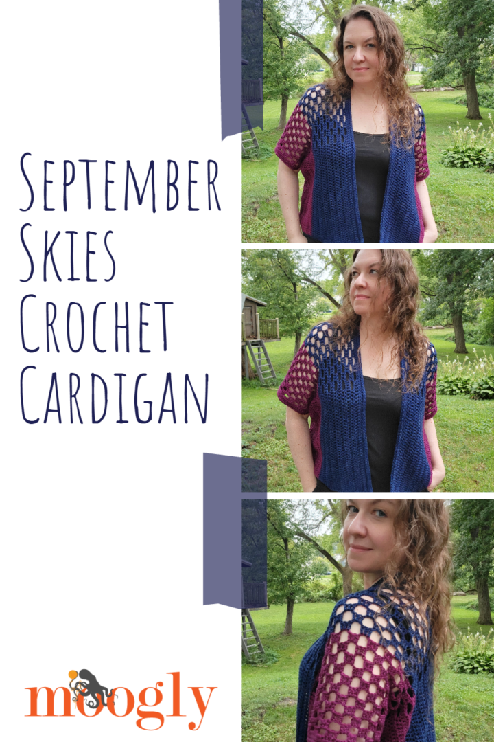 September Skies Crochet Cardigan
