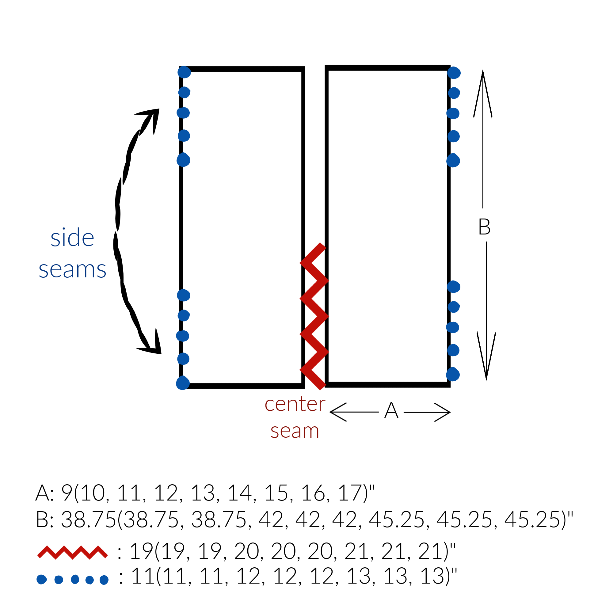 September Skies Crochet Cardigan Schematic 