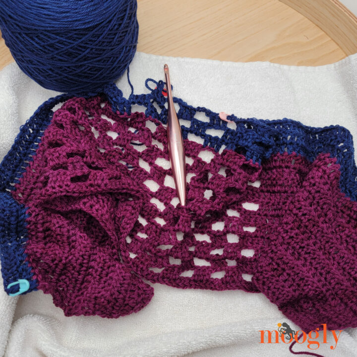 September Skies Crochet Cardigan