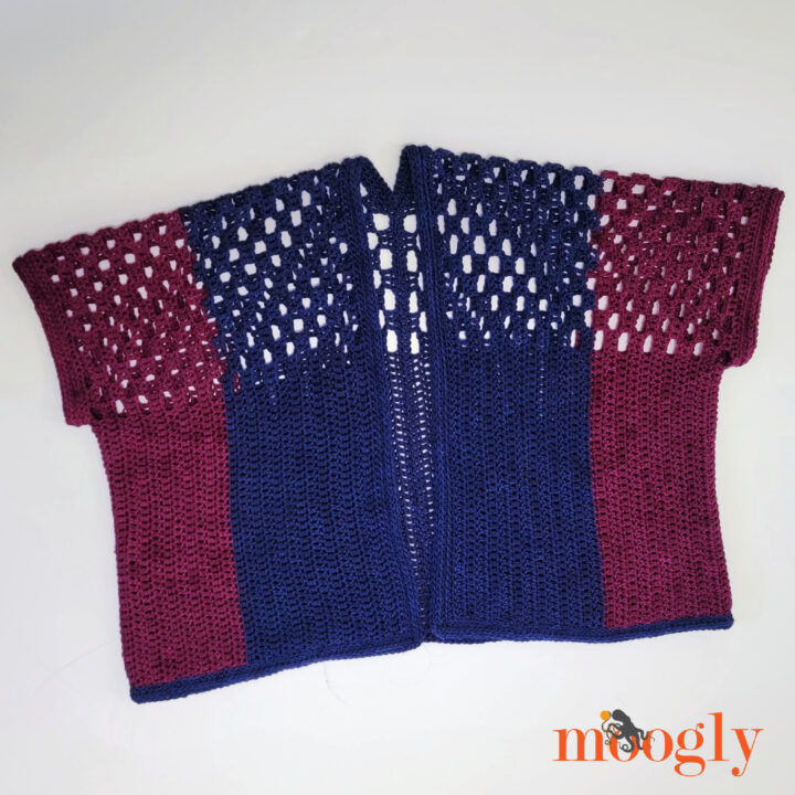 September Skies Crochet Cardigan