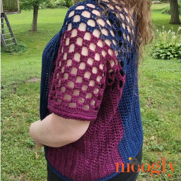 September Skies Crochet Cardigan