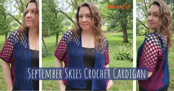September Skies Crochet Cardigan