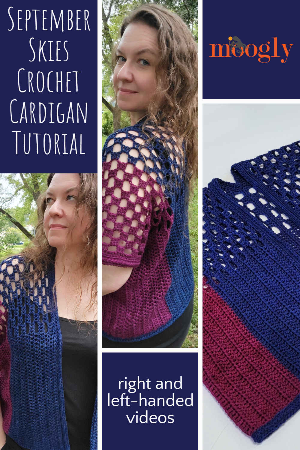 September Skies Crochet Cardigan Tutorial