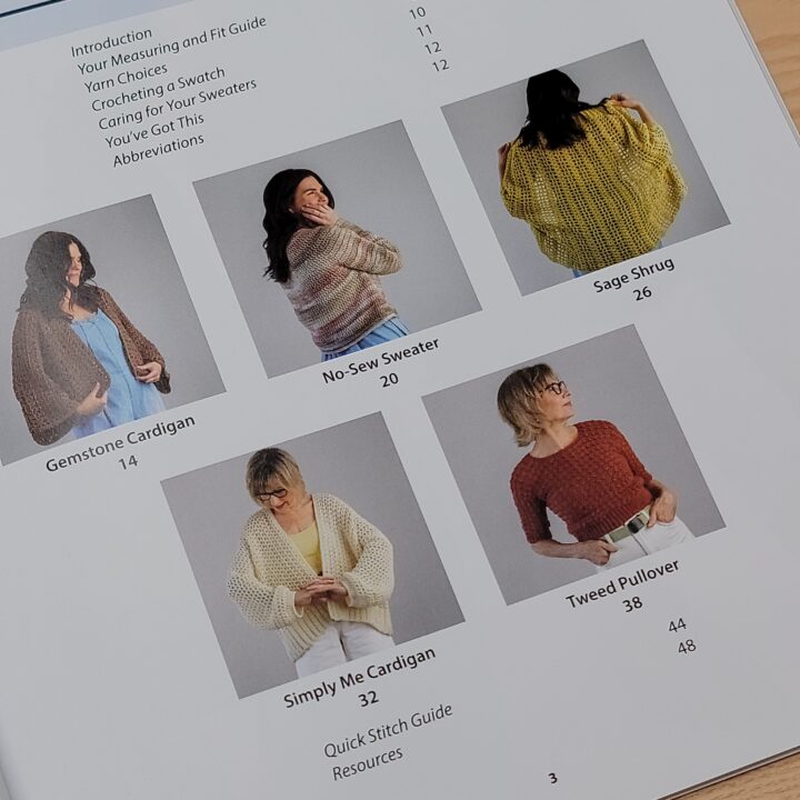 My First Crochet Sweater Collection - Review and Giveaway